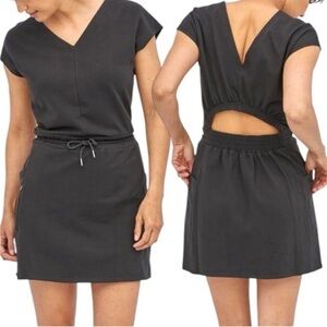 Patagonia organic cotton Roaming Dress with Cutout Back